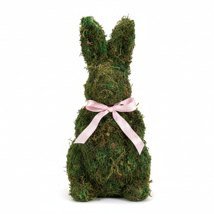 Topiary Bunny Decor - Faux Greenery