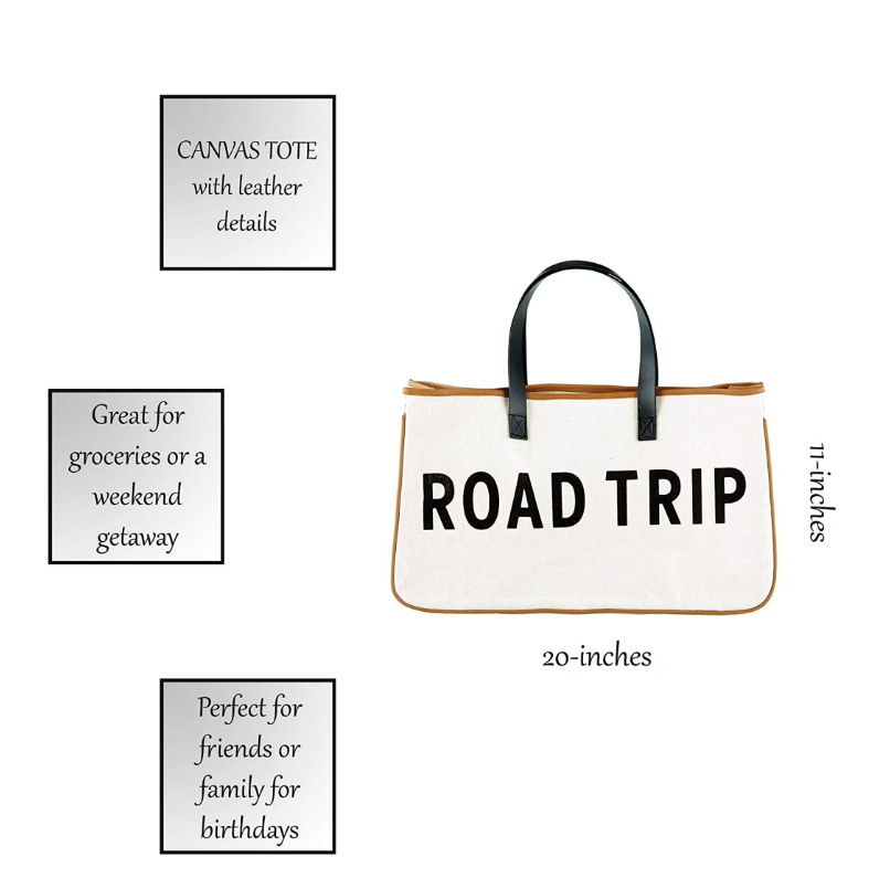 Canvas Tote - Road Trip