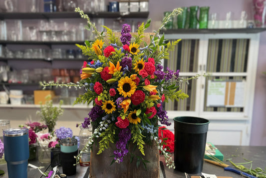 Standing Funeral Spray Designs