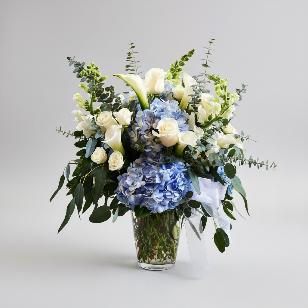 The Duchess Bouquet in a Vase