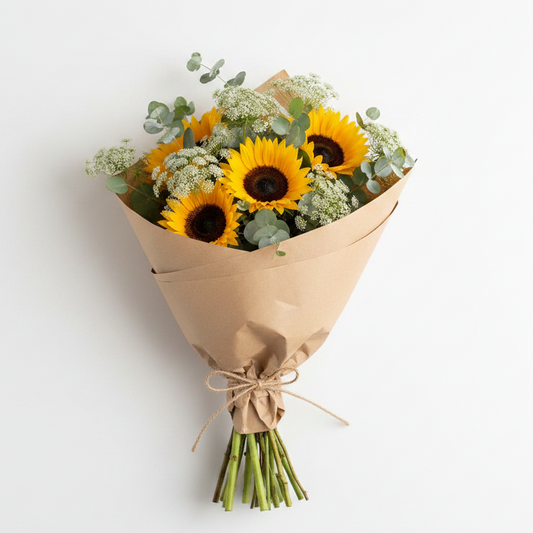 Sunny Days Bouquet Wrapped