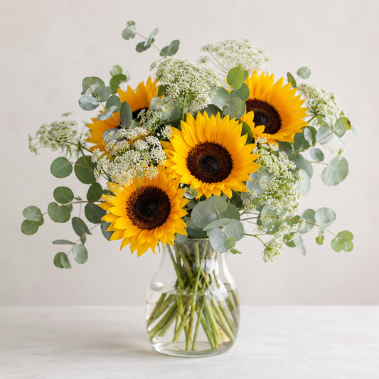 Sunny Days Bouquet in a Vase
