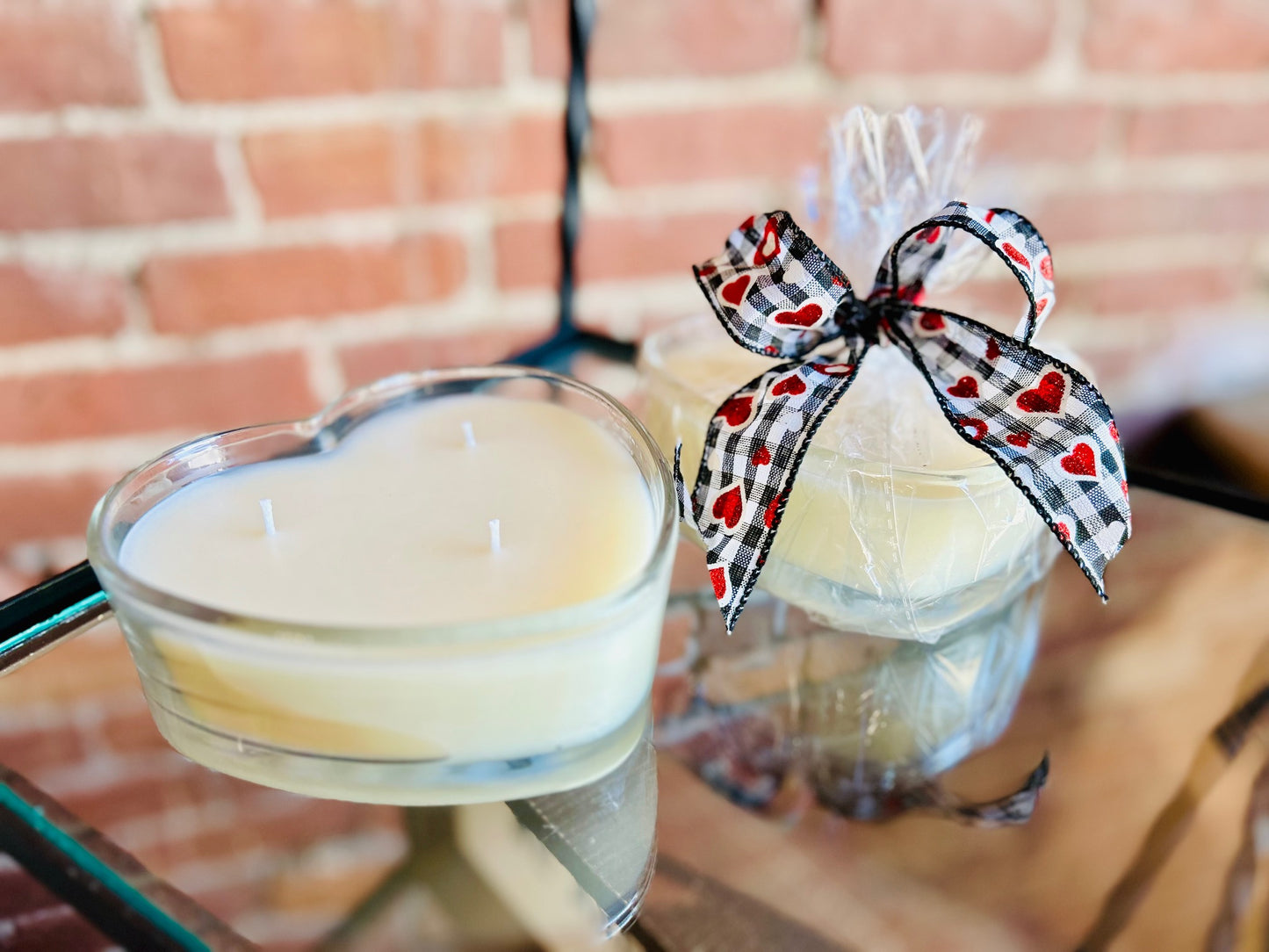 Heart Shaped Candle - 3 Wick French Vanilla