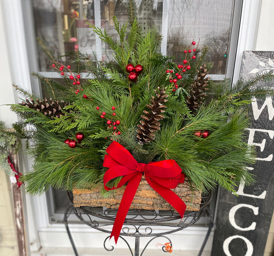 Christmas Memorial Cemetery Log