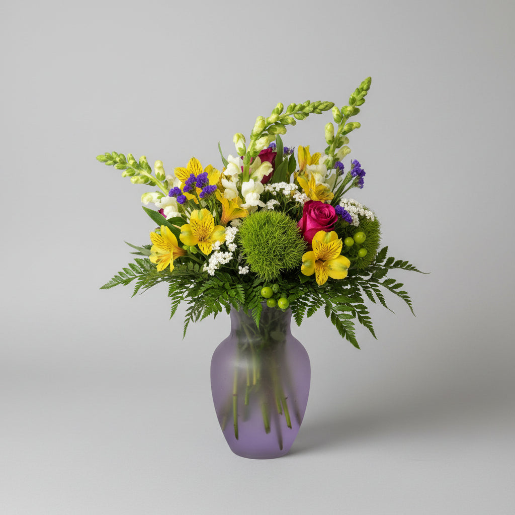 Plum & Honey Bouquet in a Vase