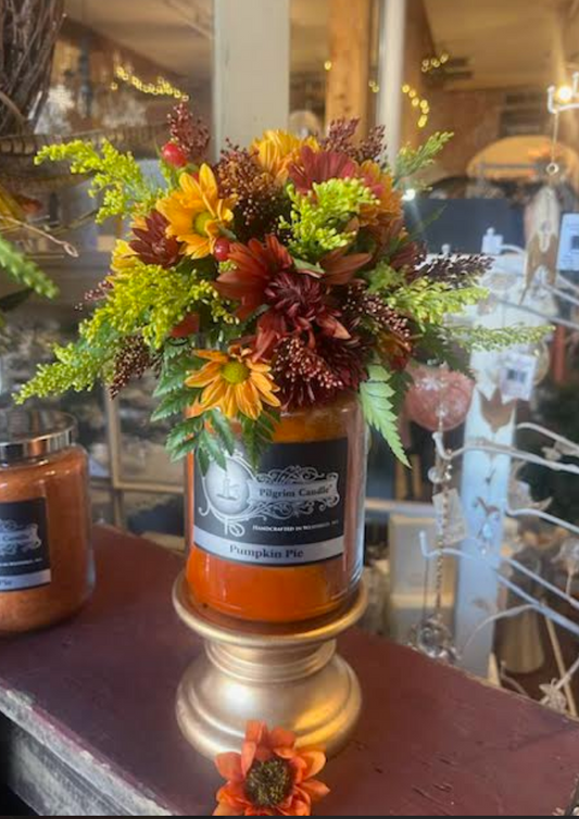 Pilgrim Candle Scent of the Month & Flower Topper