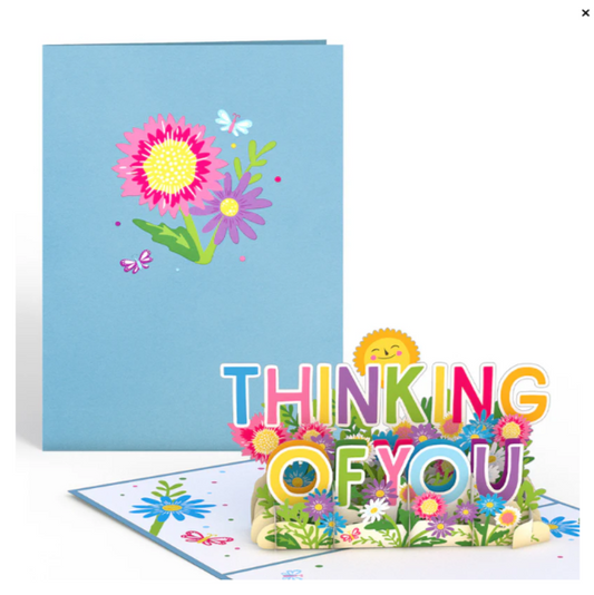 3D Greeting Card - Thinking of You - Single