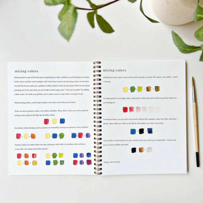 Emily Lex Studio Watercolor Workbook, Bouquets