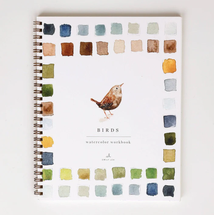 Emily Lex Studio Watercolor Workbook, Birds