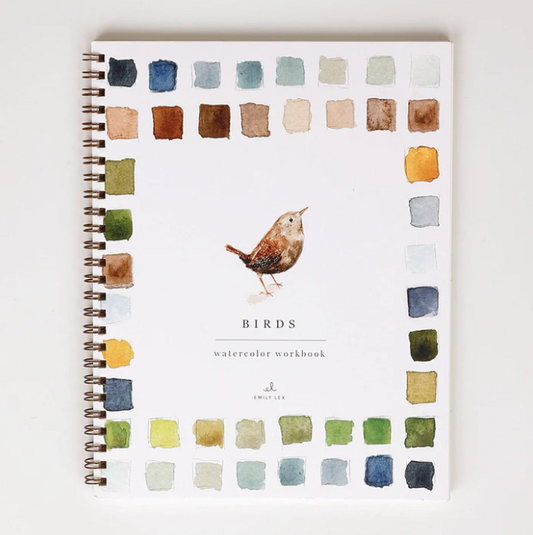 Emily Lex Studio Watercolor Workbook, Birds