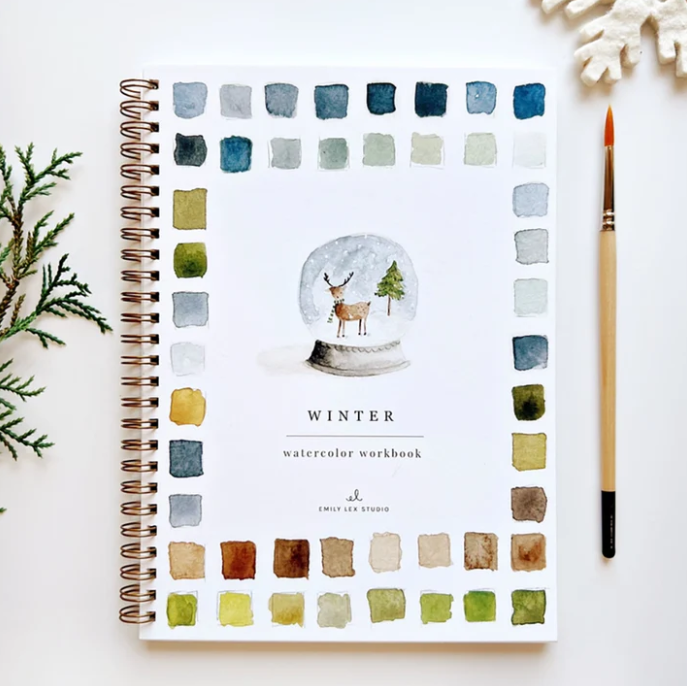 Emily Lex Studio Watercolor Workbook, Winter