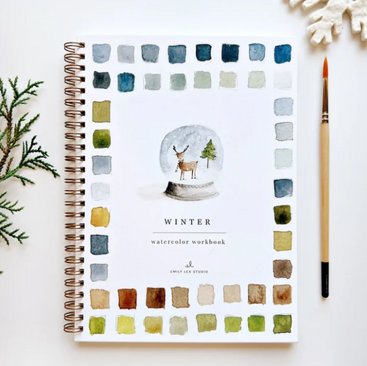 Emily Lex Studio Watercolor Workbook, Winter