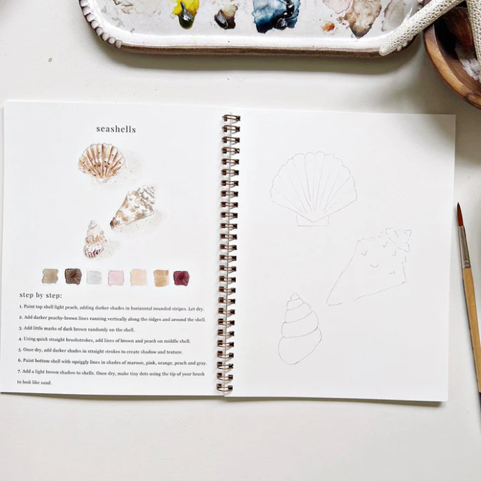Emily Lex Studio Watercolor Workbook, Seaside