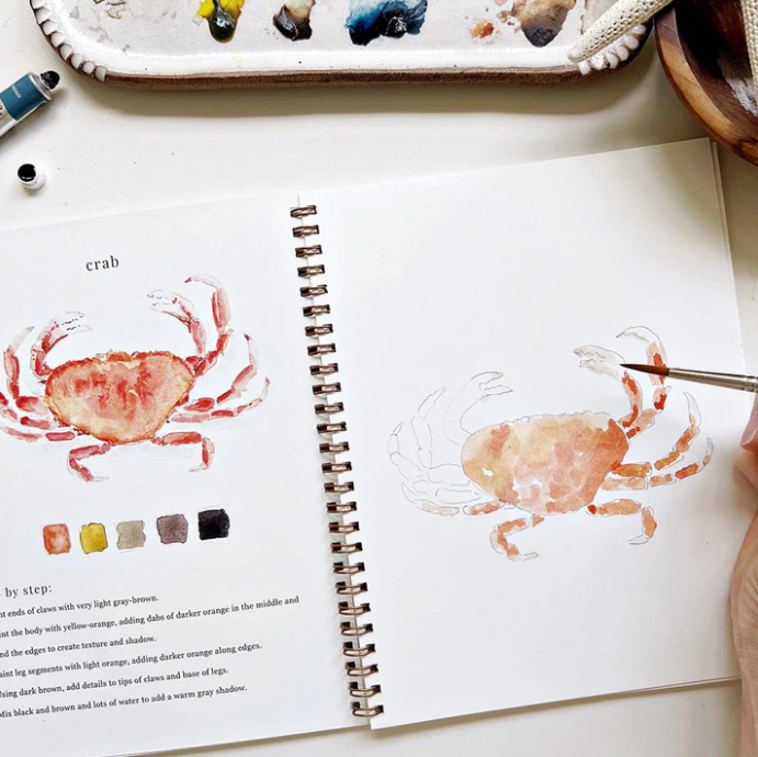 Emily Lex Studio Watercolor Workbook, Seaside
