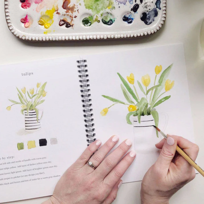 Emily Lex Studio Watercolor Workbook, Flowers