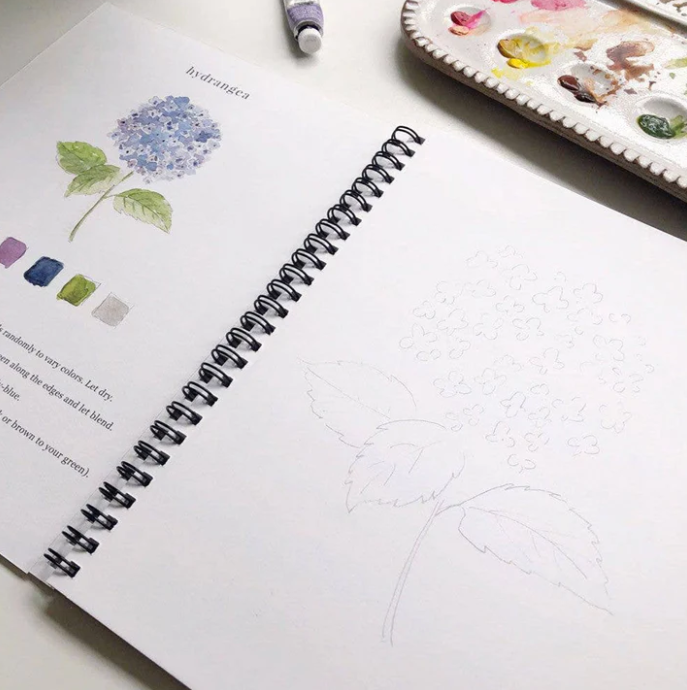 Emily Lex Studio Watercolor Workbook, Flowers
