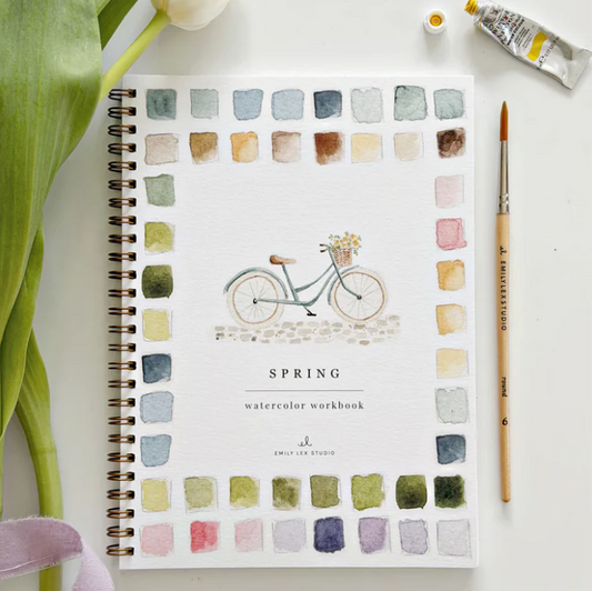 Emily Lex Studio Watercolor Workbook, Spring