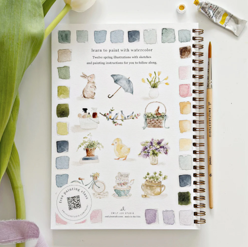 Emily Lex Studio Watercolor Workbook, Spring