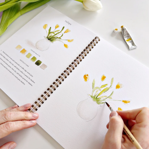 Emily Lex Studio Watercolor Workbook, Spring