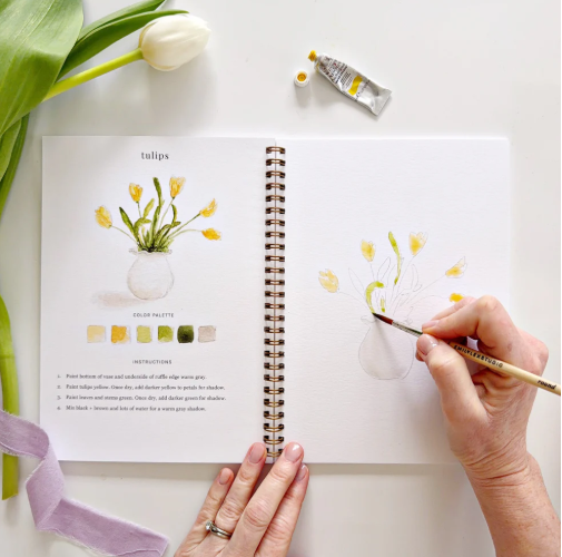 Emily Lex Studio Watercolor Workbook, Spring