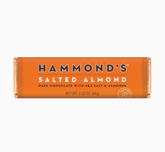 Candy Bar - Dark Chocolate - Salted Almond - 2.25 oz