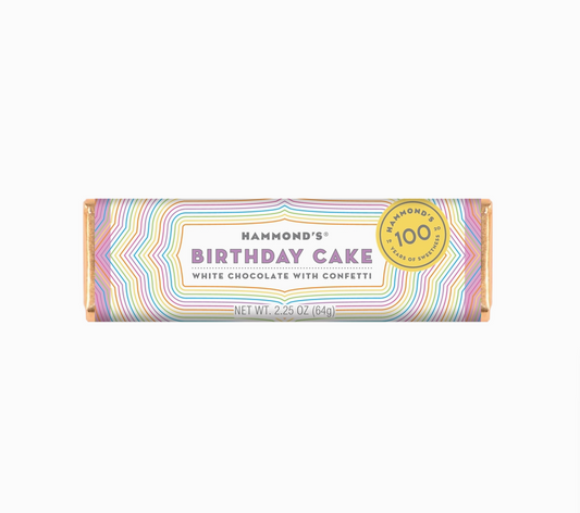 Candy Bar - White Chocolate - Birthday Cake - 2.25 oz