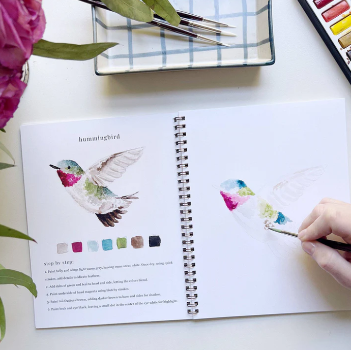 Emily Lex Studio Watercolor Workbook, Birds