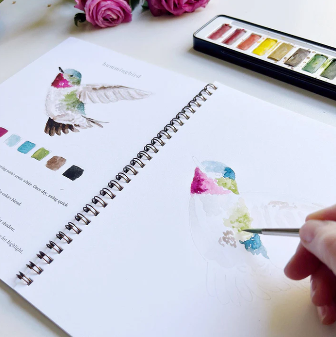 Emily Lex Studio Watercolor Workbook, Birds