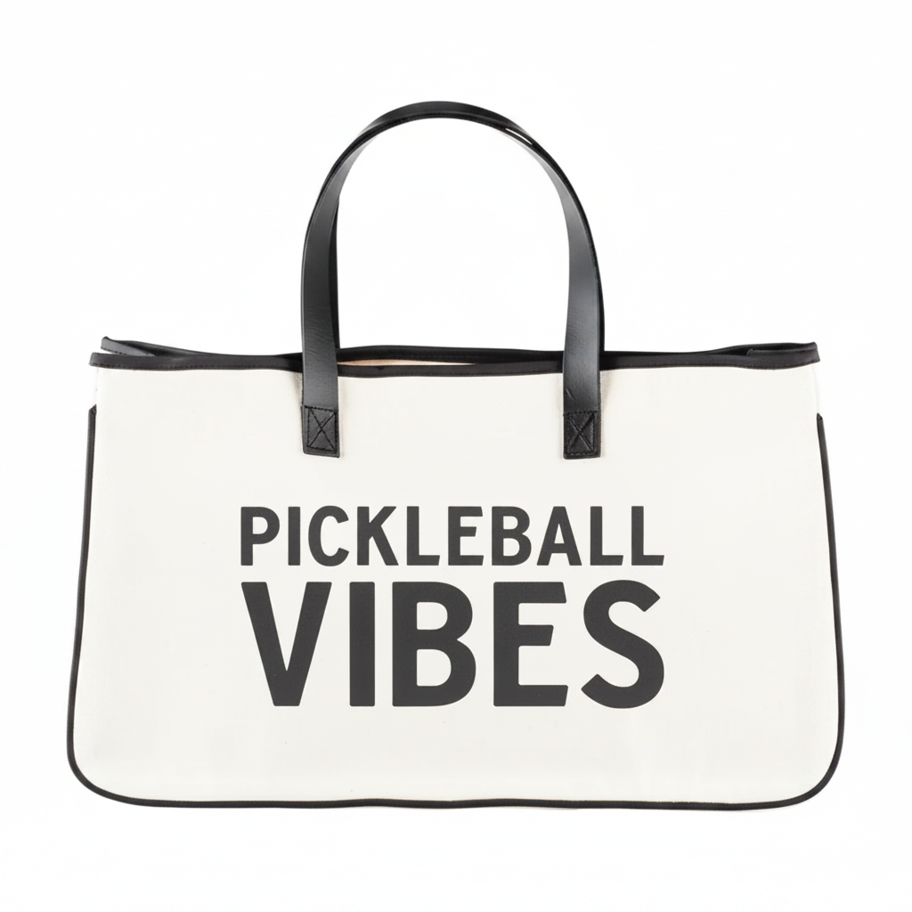 Canvas Tote - Pickleball Vibes