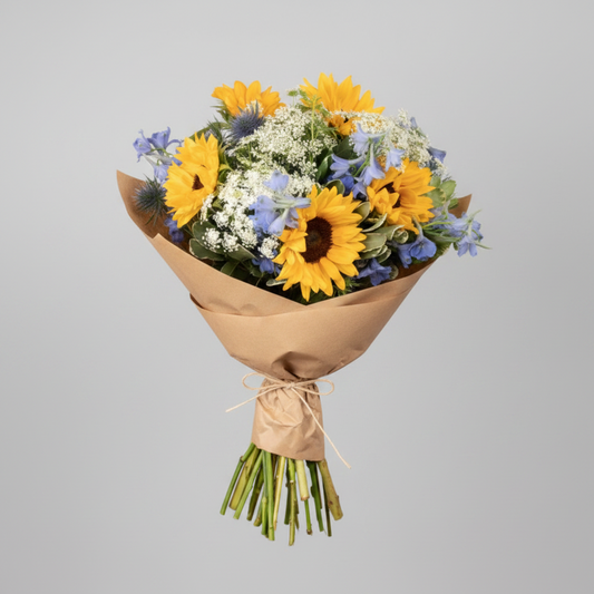 Golden Daydream Bouquet Wrapped