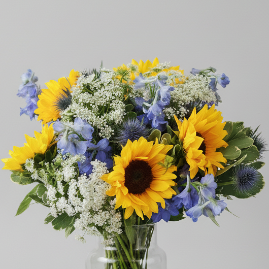 Golden Daydream Bouquet Wrapped